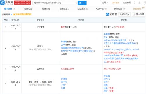 小米投資六十六號互動科技，布局教育機(jī)器人及數(shù)據(jù)處理領(lǐng)域
